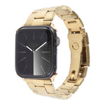 三珠不鏽鋼錶帶，適用於 Apple Watch Series 6 44mm，適用於 Apple Watch Series 5 44mm，適用於 Apple Watch Series 5 40mm，適用於 Apple Watch Series 4 44mm，適用於 Apple Watch Series 4 40mm