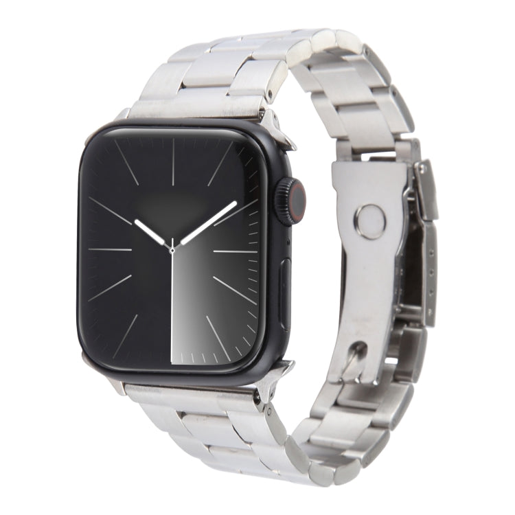 三珠不鏽鋼錶帶，適用於 Apple Watch Series 3 38mm，適用於 Apple Watch Series 3 42mm，適用於 Apple Watch Series 2 42mm，適用於 Apple Watch Series 2 38mm，適用於 Apple Watch 42mm