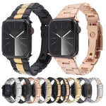 三珠不鏽鋼錶帶，適用於 Apple Watch 38mm