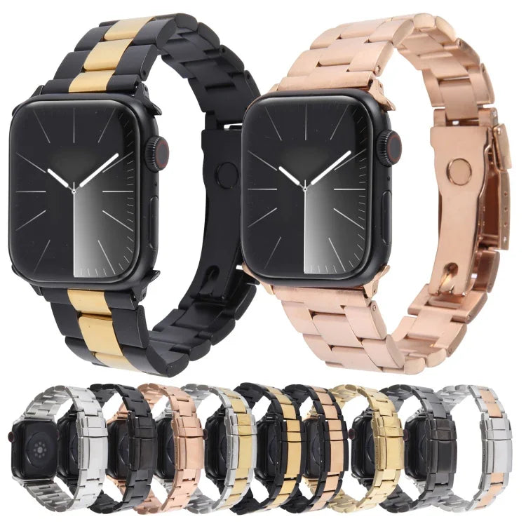 三珠不鏽鋼錶帶，適用於 Apple Watch 38mm