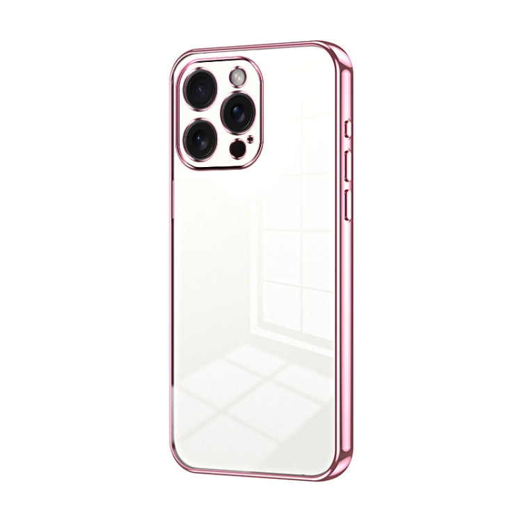 透明電鍍細孔手機殼，適用於 iPhone 16 Pro、iPhone 16 Plus、iPhone 16、iPhone 15 Pro Max、iPhone 15 Pro、iPhone 15 Plus