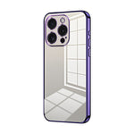 透明電鍍細孔手機殼，適用於 iPhone 16 Pro、iPhone 16 Plus、iPhone 16、iPhone 15 Pro Max、iPhone 15 Pro、iPhone 15 Plus