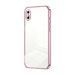 透明電鍍細孔手機殼，適用於 iPhone 11 Pro Max、iPhone 11、iPhone 11 Pro、iPhone X / XS、iPhone XR、iPhone XS Max