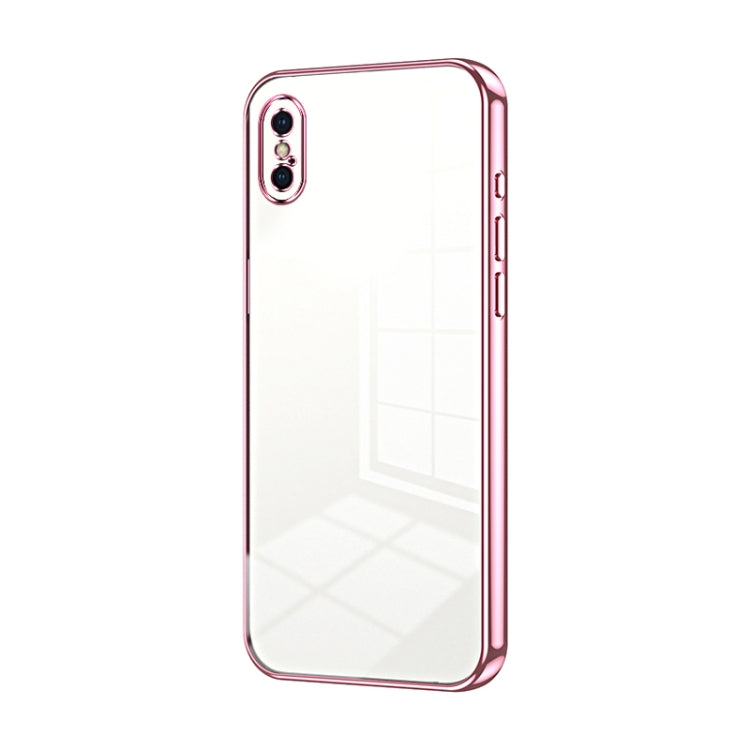 透明電鍍細孔手機殼，適用於 iPhone 11 Pro Max、iPhone 11、iPhone 11 Pro、iPhone X / XS、iPhone XR、iPhone XS Max