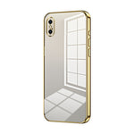 透明電鍍細孔手機殼，適用於 iPhone 11 Pro Max、iPhone 11、iPhone 11 Pro、iPhone X / XS、iPhone XR、iPhone XS Max