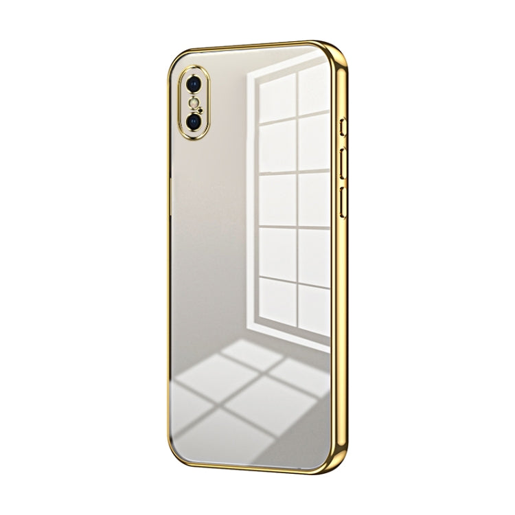 透明電鍍細孔手機殼，適用於 iPhone 11 Pro Max、iPhone 11、iPhone 11 Pro、iPhone X / XS、iPhone XR、iPhone XS Max