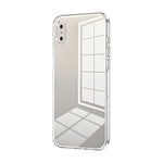 透明電鍍細孔手機殼，適用於 iPhone 11 Pro Max、iPhone 11、iPhone 11 Pro、iPhone X / XS、iPhone XR、iPhone XS Max