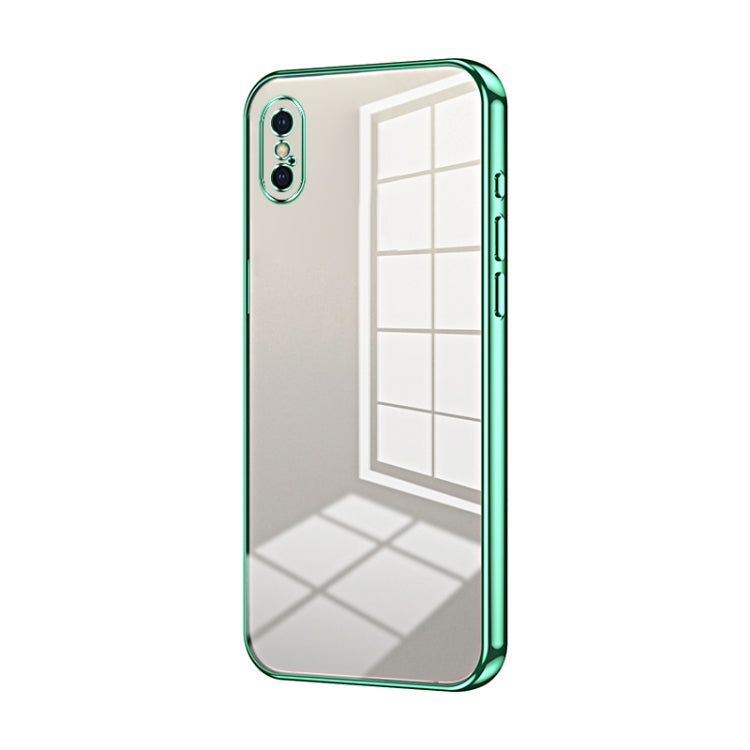 透明電鍍細孔手機殼，適用於 iPhone 11 Pro Max、iPhone 11、iPhone 11 Pro、iPhone X / XS、iPhone XR、iPhone XS Max