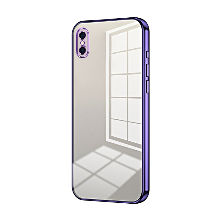 透明電鍍細孔手機殼，適用於 iPhone 11 Pro Max、iPhone 11、iPhone 11 Pro、iPhone X / XS、iPhone XR、iPhone XS Max