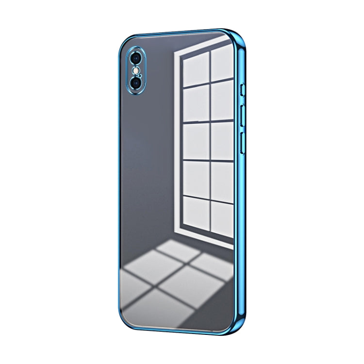 透明電鍍細孔手機殼，適用於 iPhone 11 Pro Max、iPhone 11、iPhone 11 Pro、iPhone X / XS、iPhone XR、iPhone XS Max