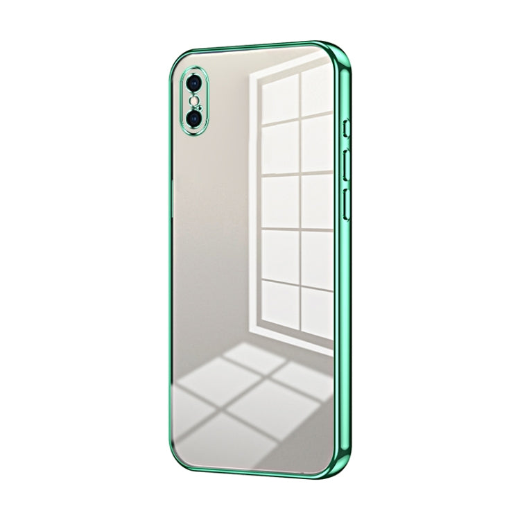 透明電鍍細孔手機殼，適用於 iPhone 11 Pro Max、iPhone 11、iPhone 11 Pro、iPhone X / XS、iPhone XR、iPhone XS Max