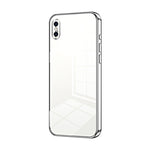 透明電鍍細孔手機殼，適用於 iPhone 11 Pro Max、iPhone 11、iPhone 11 Pro、iPhone X / XS、iPhone XR、iPhone XS Max