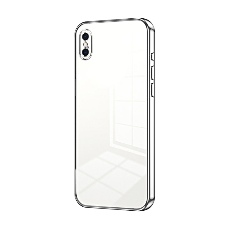 透明電鍍細孔手機殼，適用於 iPhone 11 Pro Max、iPhone 11、iPhone 11 Pro、iPhone X / XS、iPhone XR、iPhone XS Max