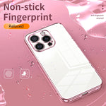 透明電鍍細孔手機殼，適用於 iPhone 16 Pro、iPhone 16 Plus、iPhone 16、iPhone 15 Pro Max、iPhone 15 Pro、iPhone 15 Plus