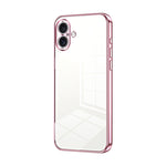 透明電鍍細孔手機殼，適用於 iPhone 16 Pro、iPhone 16 Plus、iPhone 16、iPhone 15 Pro Max、iPhone 15 Pro、iPhone 15 Plus