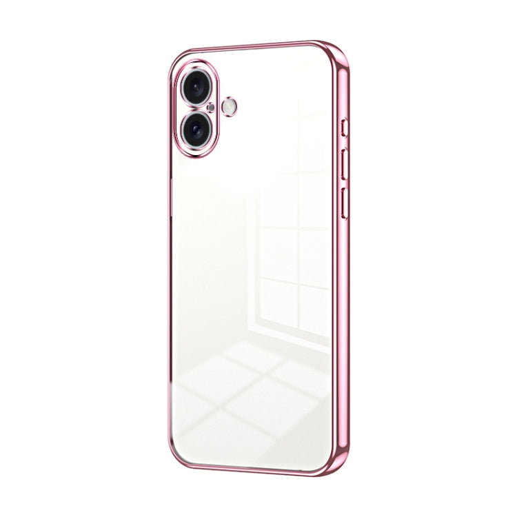 透明電鍍細孔手機殼，適用於 iPhone 16 Pro、iPhone 16 Plus、iPhone 16、iPhone 15 Pro Max、iPhone 15 Pro、iPhone 15 Plus