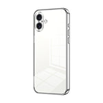 透明電鍍細孔手機殼，適用於 iPhone 16 Pro、iPhone 16 Plus、iPhone 16、iPhone 15 Pro Max、iPhone 15 Pro、iPhone 15 Plus