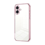 透明電鍍細孔手機殼，適用於 iPhone 16 Pro、iPhone 16 Plus、iPhone 16、iPhone 15 Pro Max、iPhone 15 Pro、iPhone 15 Plus