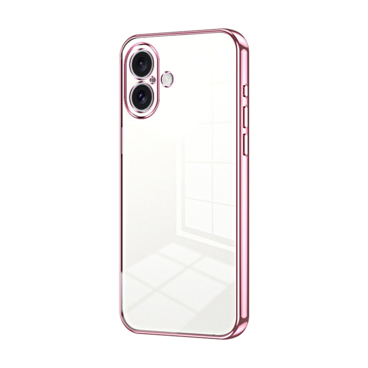 透明電鍍細孔手機殼，適用於 iPhone 16 Pro、iPhone 16 Plus、iPhone 16、iPhone 15 Pro Max、iPhone 15 Pro、iPhone 15 Plus