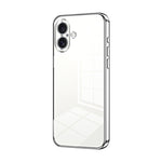 透明電鍍細孔手機殼，適用於 iPhone 16 Pro、iPhone 16 Plus、iPhone 16、iPhone 15 Pro Max、iPhone 15 Pro、iPhone 15 Plus