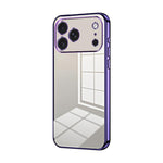 透明電鍍細孔手機殼，適用於 iPhone 17e / 16e、iPhone 17 Pro Max、iPhone 17 Pro、iPhone 17、iPhone Air、iPhone 16 Pro Max