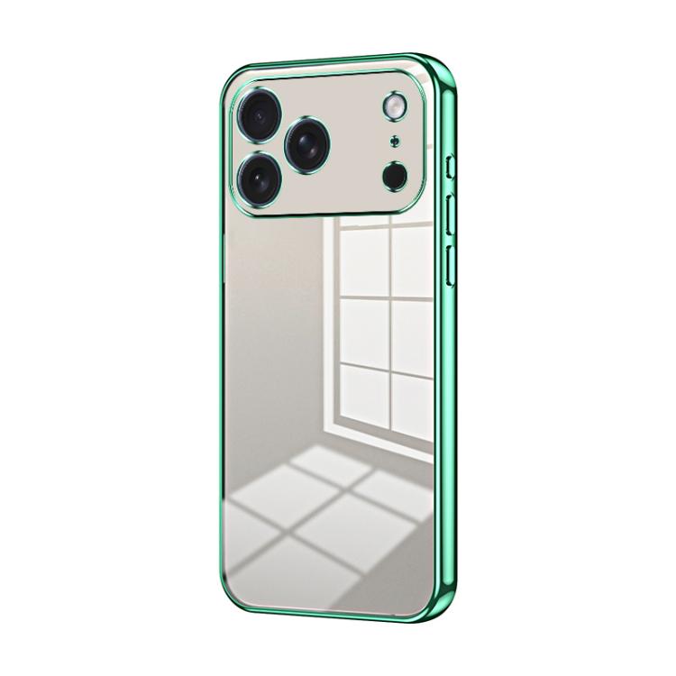 透明電鍍細孔手機殼，適用於 iPhone 17e / 16e、iPhone 17 Pro Max、iPhone 17 Pro、iPhone 17、iPhone Air、iPhone 16 Pro Max