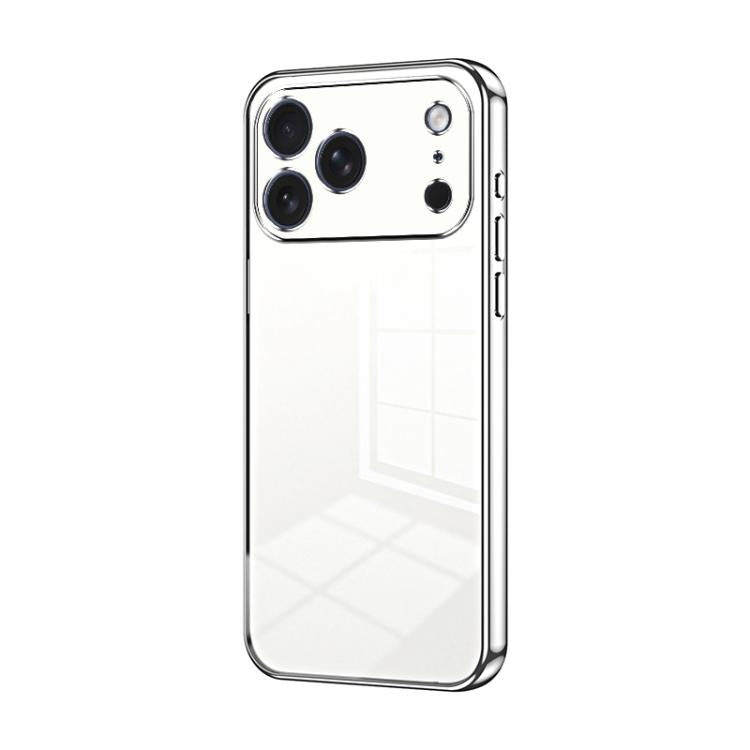 透明電鍍細孔手機殼，適用於 iPhone 17e / 16e、iPhone 17 Pro Max、iPhone 17 Pro、iPhone 17、iPhone Air、iPhone 16 Pro Max