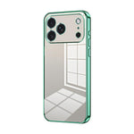 透明電鍍細孔手機殼，適用於 iPhone 17e / 16e、iPhone 17 Pro Max、iPhone 17 Pro、iPhone 17、iPhone Air、iPhone 16 Pro Max