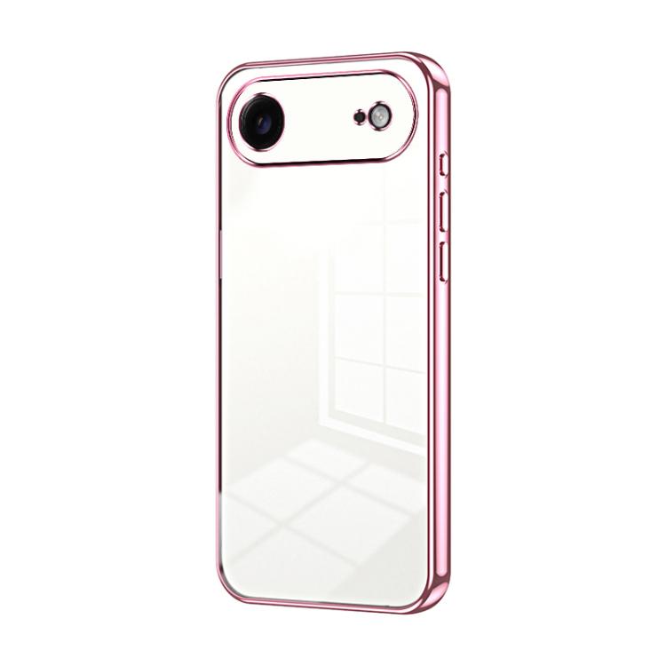 透明電鍍細孔手機殼，適用於 iPhone 17e / 16e、iPhone 17 Pro Max、iPhone 17 Pro、iPhone 17、iPhone Air、iPhone 16 Pro Max