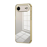 透明電鍍細孔手機殼，適用於 iPhone 17e / 16e、iPhone 17 Pro Max、iPhone 17 Pro、iPhone 17、iPhone Air、iPhone 16 Pro Max