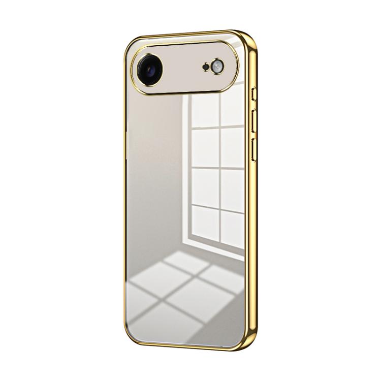 透明電鍍細孔手機殼，適用於 iPhone 17e / 16e、iPhone 17 Pro Max、iPhone 17 Pro、iPhone 17、iPhone Air、iPhone 16 Pro Max