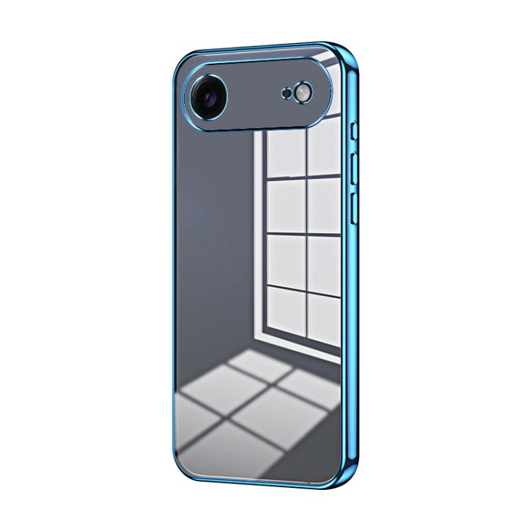 透明電鍍細孔手機殼，適用於 iPhone 17e / 16e、iPhone 17 Pro Max、iPhone 17 Pro、iPhone 17、iPhone Air、iPhone 16 Pro Max