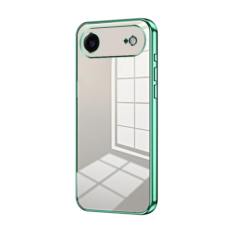 透明電鍍細孔手機殼，適用於 iPhone 17e / 16e、iPhone 17 Pro Max、iPhone 17 Pro、iPhone 17、iPhone Air、iPhone 16 Pro Max