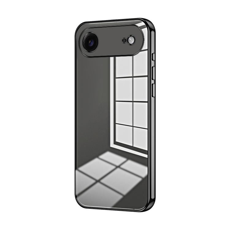 透明電鍍細孔手機殼，適用於 iPhone 17e / 16e、iPhone 17 Pro Max、iPhone 17 Pro、iPhone 17、iPhone Air、iPhone 16 Pro Max