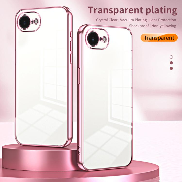 透明電鍍細孔手機殼，適用於 iPhone 17e / 16e、iPhone 17 Pro Max、iPhone 17 Pro、iPhone 17、iPhone Air、iPhone 16 Pro Max