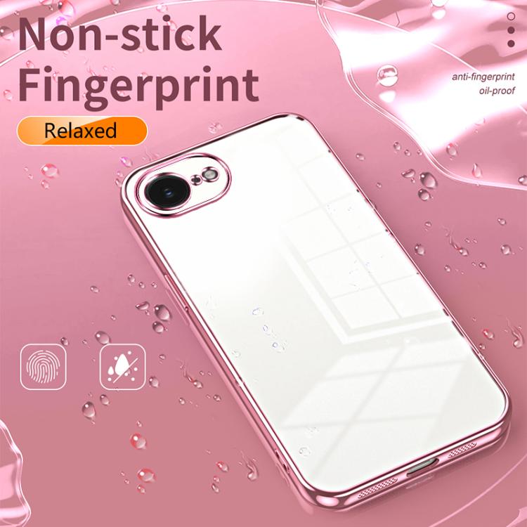 透明電鍍細孔手機殼，適用於 iPhone 17e / 16e、iPhone 17 Pro Max、iPhone 17 Pro、iPhone 17、iPhone Air、iPhone 16 Pro Max