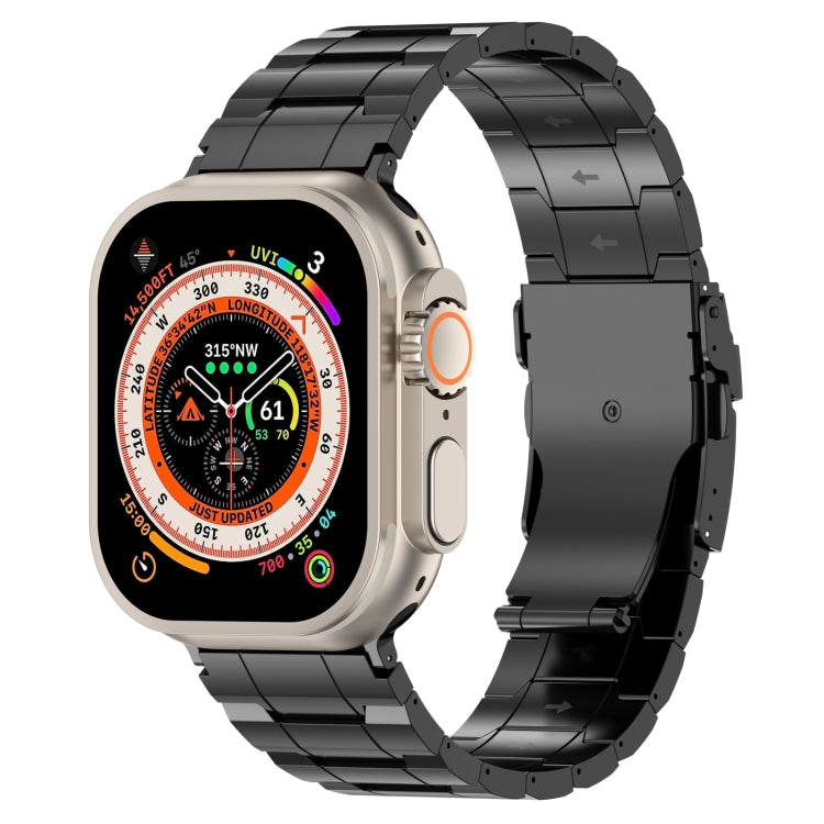 安全扣梯形鈦鋼錶帶，適用於Apple Watch SE 2023 44毫米，適用於Apple Watch SE 2023 40毫米，適用於Apple Watch Ultra 2 49毫米，適用於Apple Watch系列9 45毫米，適用於Apple Watch系列9 41毫米，適用於Apple Watch Ultra 49毫米