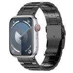 安全扣梯形鈦鋼錶帶，適用於Apple Watch SE 2023 44毫米，適用於Apple Watch SE 2023 40毫米，適用於Apple Watch Ultra 2 49毫米，適用於Apple Watch系列9 45毫米，適用於Apple Watch系列9 41毫米，適用於Apple Watch Ultra 49毫米