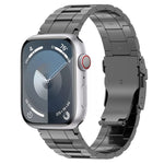 安全扣梯形鈦鋼錶帶，適用於Apple Watch SE 40毫米，適用於Apple Watch SE 44毫米，適用於Apple Watch系列6 40毫米，適用於Apple Watch系列6 44毫米，適用於Apple Watch系列5 44毫米，適用於Apple Watch系列5 40毫米，適用於Apple Watch系列4 44...