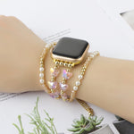 蝴蝶鍊手鍊金屬錶帶，適用於 Apple Watch SE 2023 44mm，適用於 Apple Watch SE 2023 40mm，適用於 Apple Watch Ultra 2 49mm，適用於 Apple Watch Series 9 45mm，適用於 Apple Watch Series 9 41mm，適用於 Apple Watch Ultra 49mm，適用於 Apple Watch Series 8 41mm