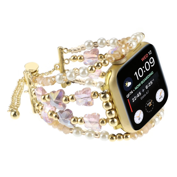 蝴蝶鍊手鍊金屬錶帶，適用於 Apple Watch SE 2023 44mm，適用於 Apple Watch SE 2023 40mm，適用於 Apple Watch Ultra 2 49mm，適用於 Apple Watch Series 9 45mm，適用於 Apple Watch Series 9 41mm，適用於 Apple Watch Ultra 49mm，適用於 Apple Watch Series 8 41mm