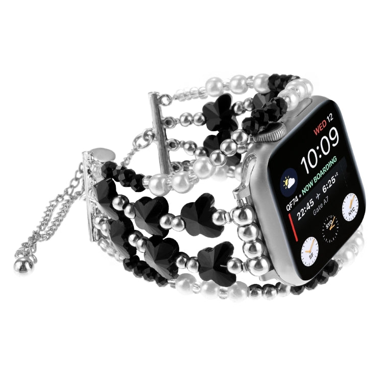 蝴蝶鍊手鍊金屬錶帶，適用於 Apple Watch SE 2023 44mm，適用於 Apple Watch SE 2023 40mm，適用於 Apple Watch Ultra 2 49mm，適用於 Apple Watch Series 9 45mm，適用於 Apple Watch Series 9 41mm，適用於 Apple Watch Ultra 49mm，適用於 Apple Watch Series 8 41mm