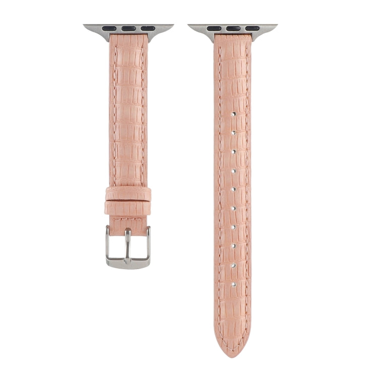 纖薄鱷魚皮錶帶，適用於 Apple Watch 42mm、Apple Watch 38mm