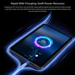 OUKITEL RT7 TITAN 5G 網路 IP68/IP69K 防護堅固型平板，10.1 吋 Android 15 MediaTek 天璣 7050 八核心，支援雙 SIM，歐規插頭，RT7 5G 12GB+512GB