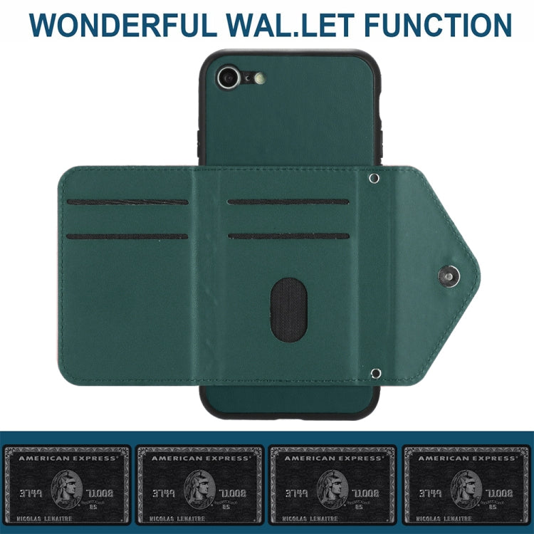 菱形紋理卡包 RFID 手機殼附長掛繩，適用於 iPhone SE 2022 / SE 2020、iPhone 13 Pro Max、iPhone 13 Pro、iPhone 13、iPhone 13 mini、iPhone 12、iPhone 12 Pro Max、iPhone 12 Pro