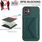 菱形紋理卡包 RFID 手機殼附長掛繩，適用於 iPhone 12 mini、iPhone 11 Pro Max、iPhone 11、iPhone 11 Pro、iPhone XS / X、iPhone XR、iPhone XS Max、iPhone 8 Plus / 7 Plus
