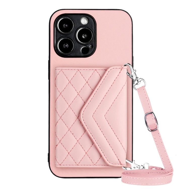 菱形紋理卡包 RFID 手機殼附長掛繩，適用於 iPhone SE 2022 / SE 2020、iPhone 13 Pro Max、iPhone 13 Pro、iPhone 13、iPhone 13 mini、iPhone 12、iPhone 12 Pro Max、iPhone 12 Pro