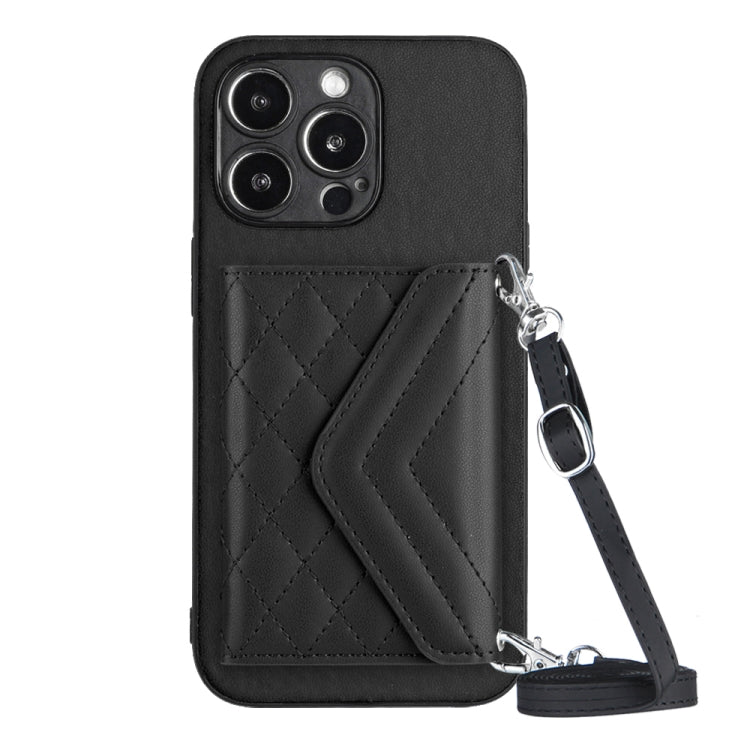 菱形紋理卡包 RFID 手機殼附長掛繩，適用於 iPhone SE 2022 / SE 2020、iPhone 13 Pro Max、iPhone 13 Pro、iPhone 13、iPhone 13 mini、iPhone 12、iPhone 12 Pro Max、iPhone 12 Pro