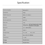 Measy W2H Nano 1080P HDMI 1.4 3D 無線HDMI音視頻發射接收延長器，傳輸距離：30米，美規插頭，歐規插頭，澳規插頭，英規插頭