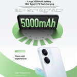小米 Redmi 13C 5G，6.74 吋 MIUI 14 MediaTek 天璣 6100+ 八核心 2.2GHz，NFC，網絡：5G，不支援 Google Play，6GB+128GB